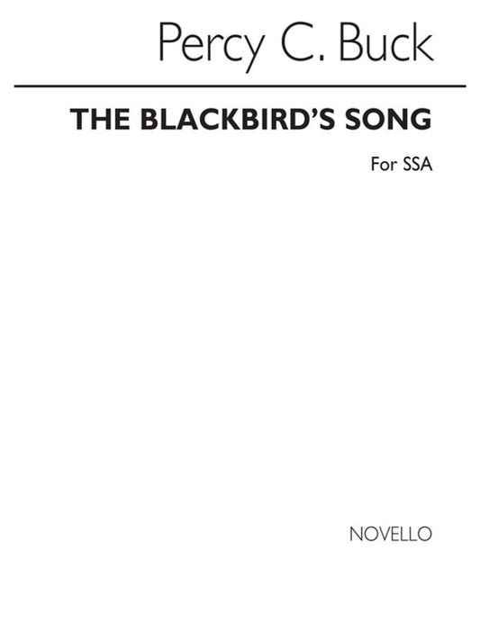 Buck Blackbirds Song SSA