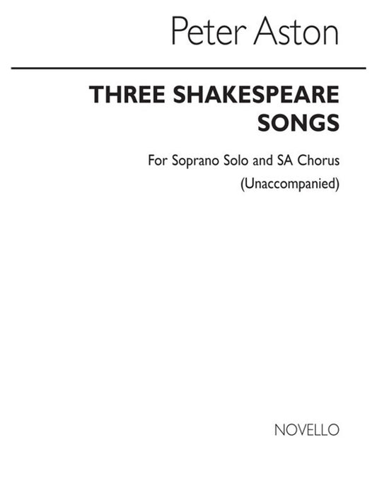 Aston 3 Shakespeare Songs SSA(Arc)