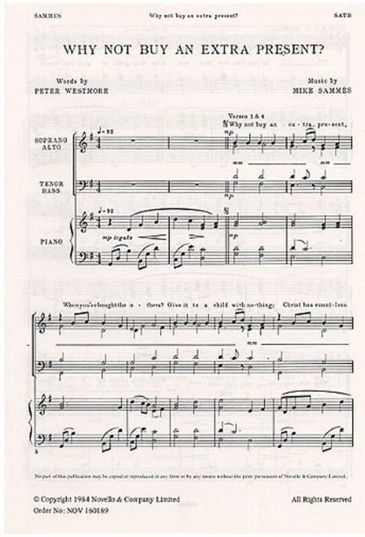 Sammes Why Not Buy Extra Present SATB