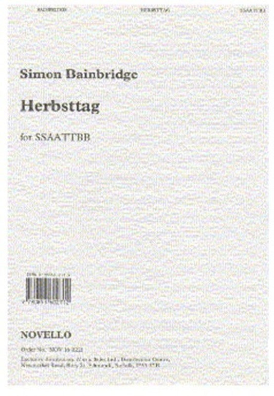 Bainbridge Herbsttag SSAATTBB