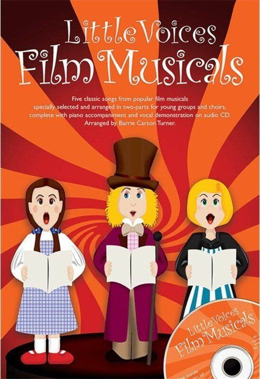 Little Voices Film Musicals Choral Book with Audio CD