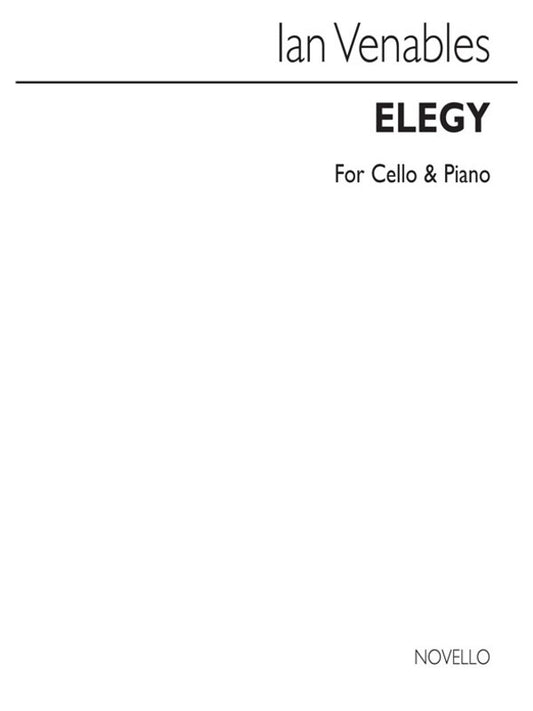 Elegy Cello/Piano (Softcover Book)