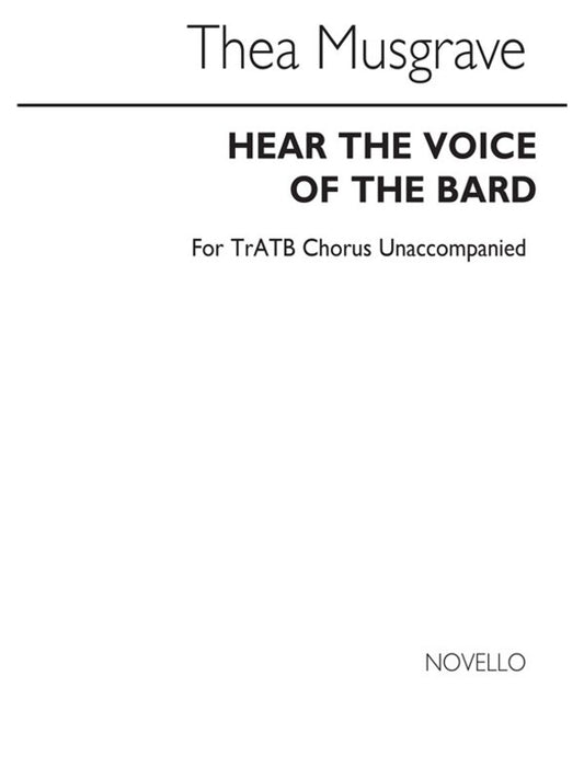 Hear The Voice Of The Bard Treble/Atb