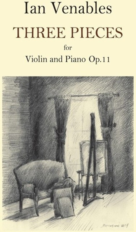 Three Pieces For Violin And Piano Op 11 (Softcover Book)