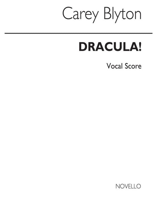 Blyton Dracula Vocal Score(Arc)