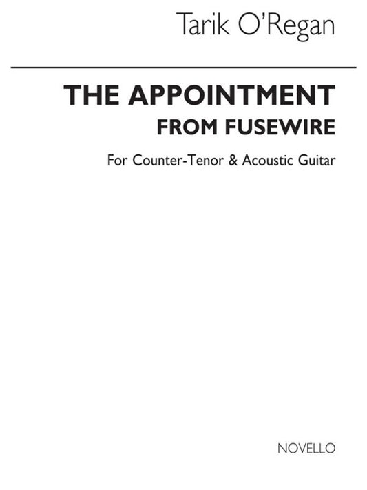 Oregan The Appointment Countertenor/Guitar (Softcover Book)