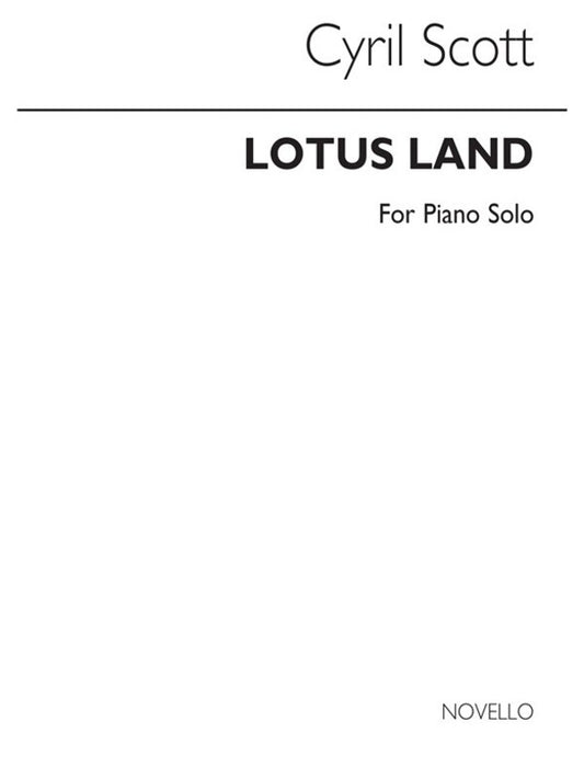 Scott Lotus Land Op 47 N.1 Piano(Arc) (Softcover Book)