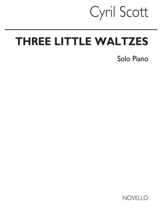Scott 3 Little Waltzes Piano Solo(Arc) (Softcover Book)