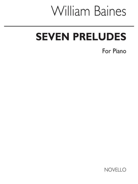 Seven Preludes For Piano (Softcover Book)