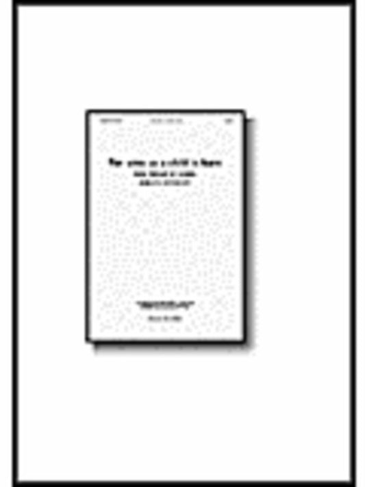 Handel For Unto Us A Child SATB