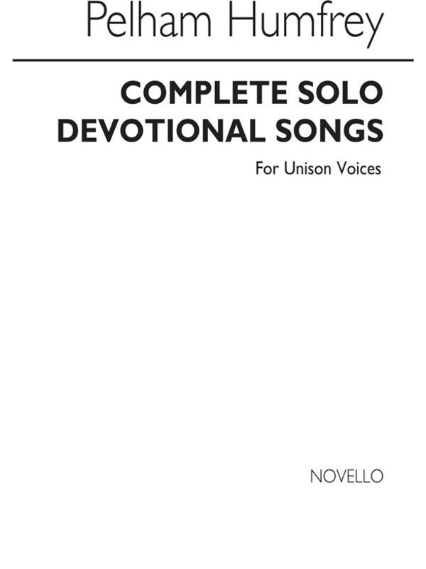Humfrey Comp. Solo Devotional Unison
