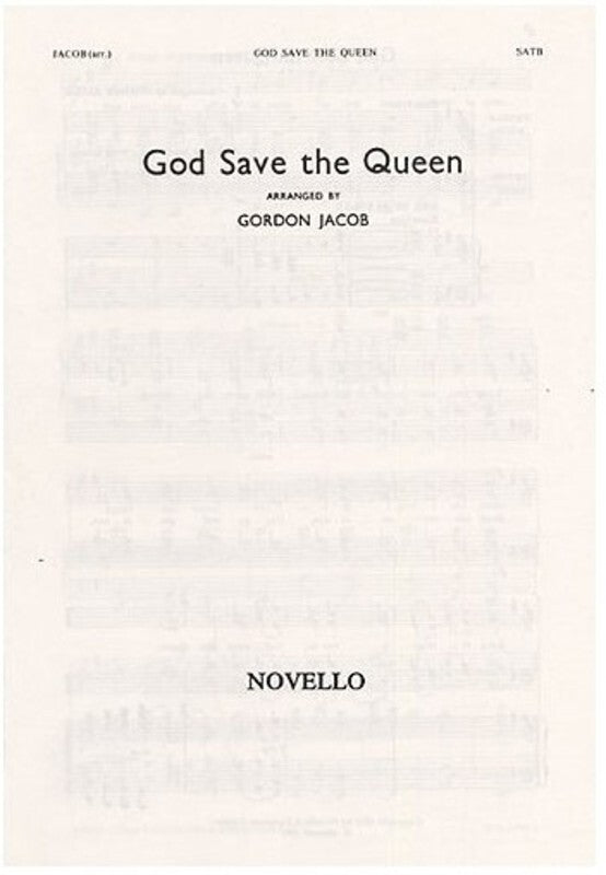 Jacob God Save The Queen SATB
