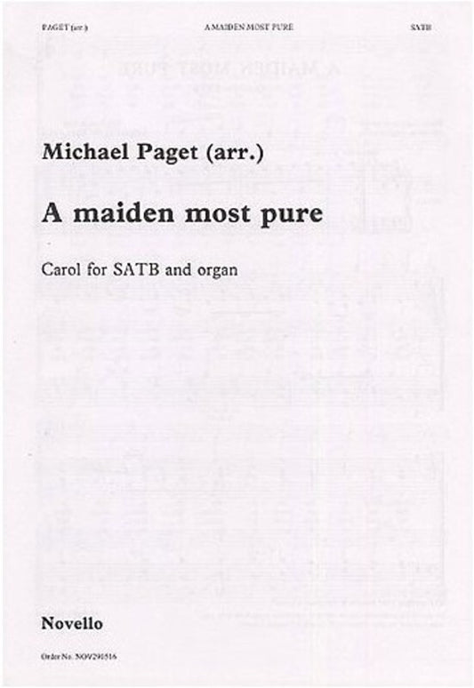 Paget Maiden Most Pure SATB