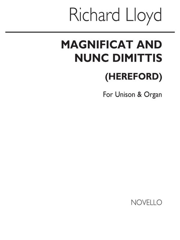 Lloyd Magnificat And Nunc Dimittis Soprano/Organ (Softcover Book)