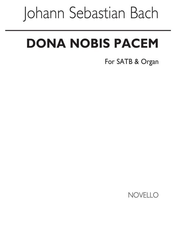 Bach Dona Nobis Pacem SATB