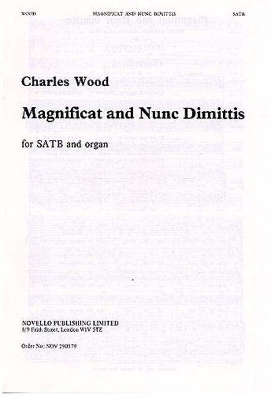 Wood Magnificat/Nunc In Eb SATB