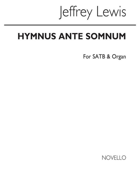 Lewis Hymnus Ante Somnum SATB