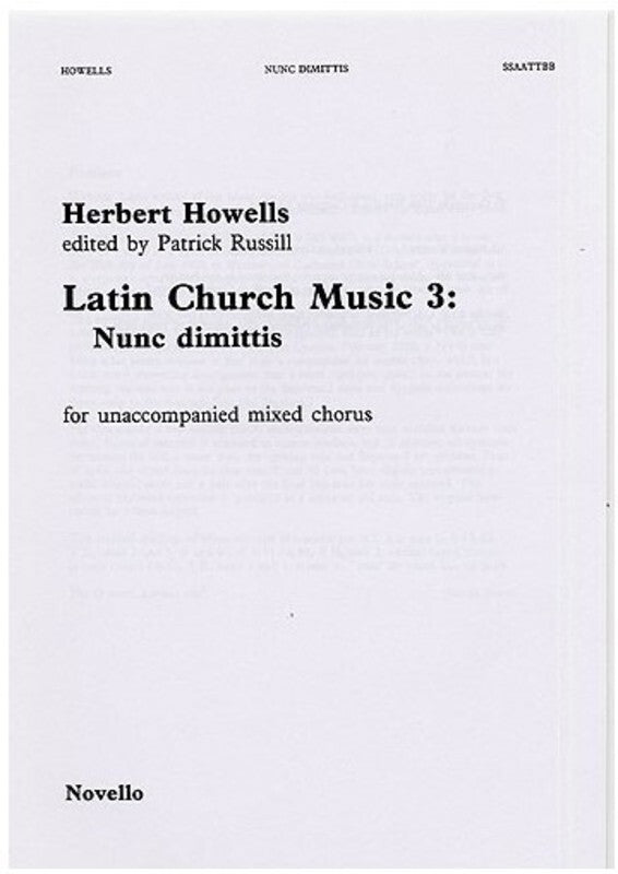 Howells Nunc Dimittis SSAATTBB