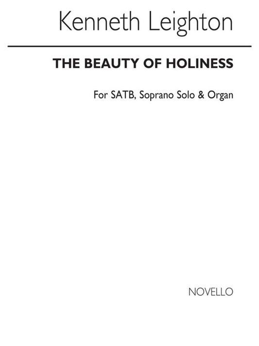 Leighton Beauty Of Holiness SATB