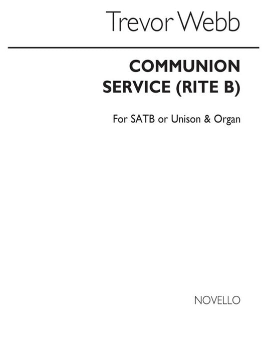Webb Communion Service Unison/2 Part