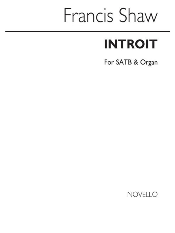 Shaw Introit For Saints Day SATB