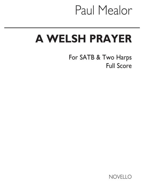 A Welsh Prayer SATB/2 Harp Full Score