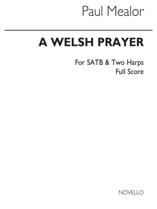 A Welsh Prayer SATB/2 Harp Full Score