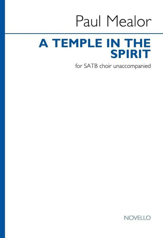 A Temple In The Spirit Satb A Cappella Octavo