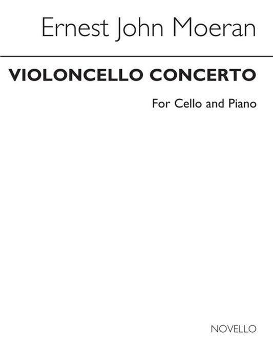 Moeran Concerto Cello/Piano Reduction(Arc) (Softcover Book)