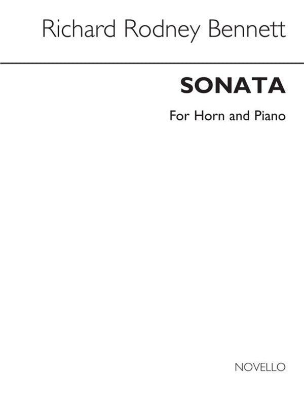 Bennett Sonata Horn And Piano(Arc) (Softcover Book)
