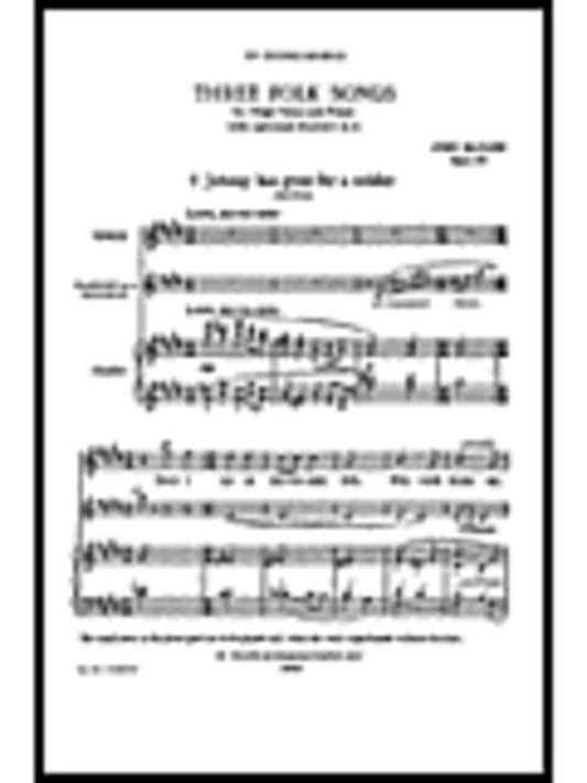 Mccabe 3 Folk Songs High Voice Cl/Piano(Ar