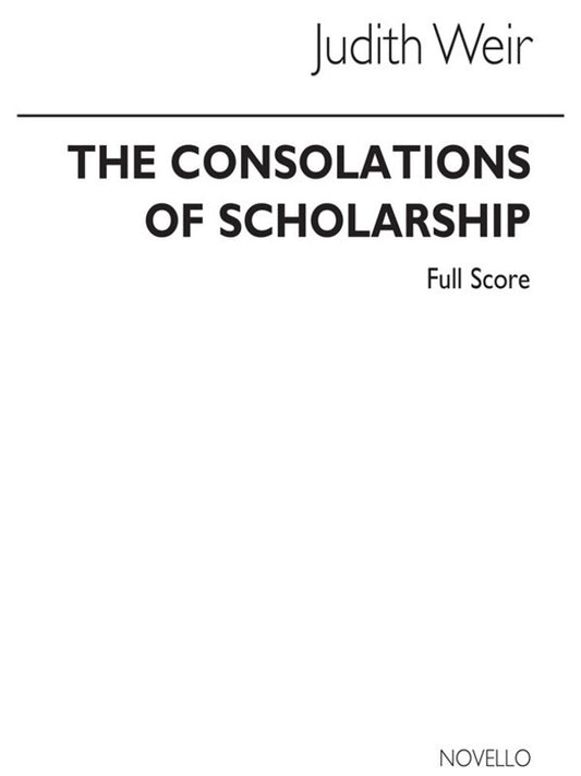 Wier Consolations Of Scholarship(Arc)