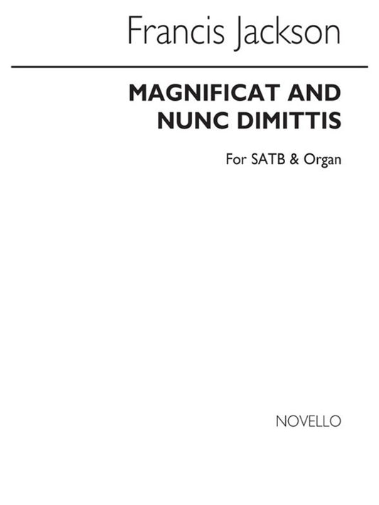 Jackson Magnificat & Nunc Dimittis SATB/Organ