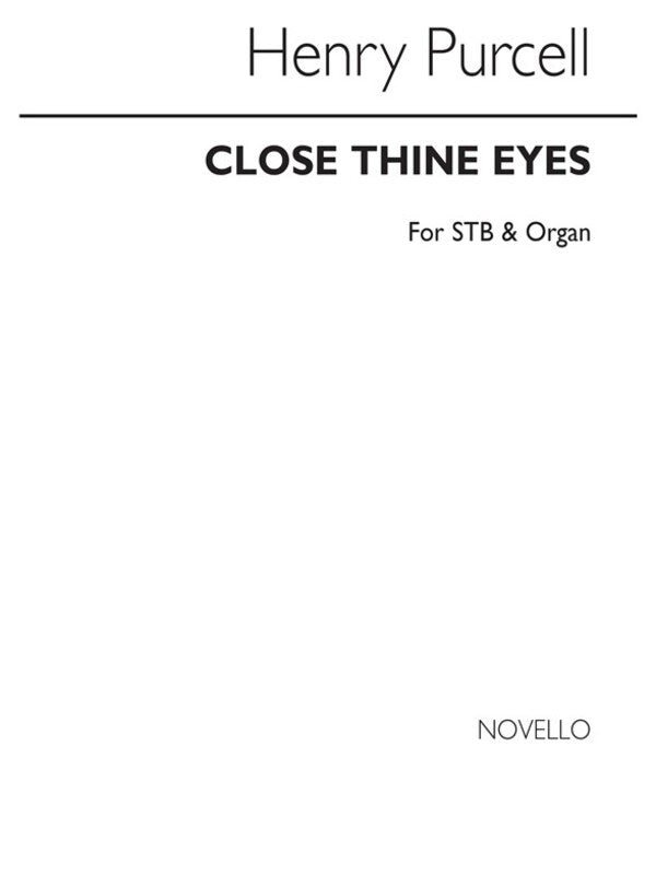 Purcell Close Thine Eyes Stb(Arc)