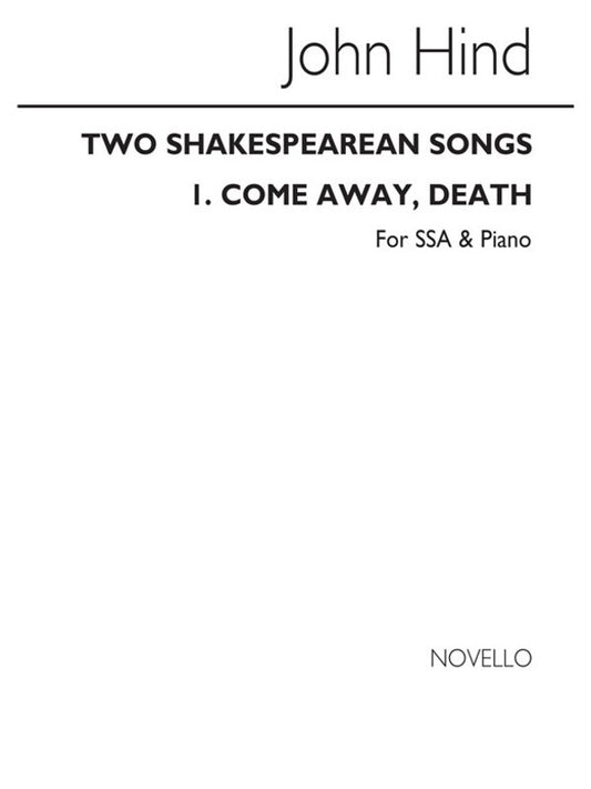 Hind 2 Shakespearean Songs SSA/Piano