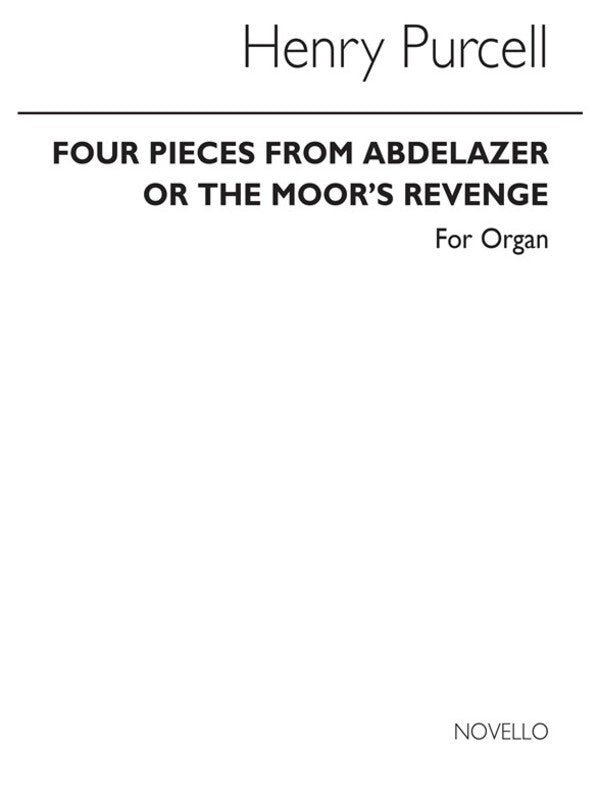 Purcell Four Pieces From Abdelazer Organ (Softcover Book)