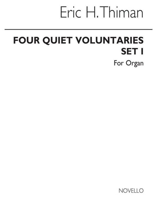 Thiman 4 Quiet Voluntaries Organ Set 1 (Softcover Book)