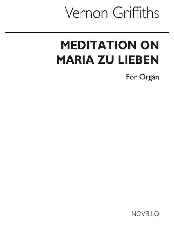 Griffiths Meditation Organ(Arc) (Softcover Book)