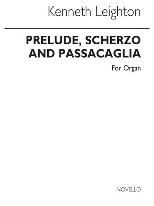 Leighton Prelude Scherzo Pass. Organ (Softcover Book)