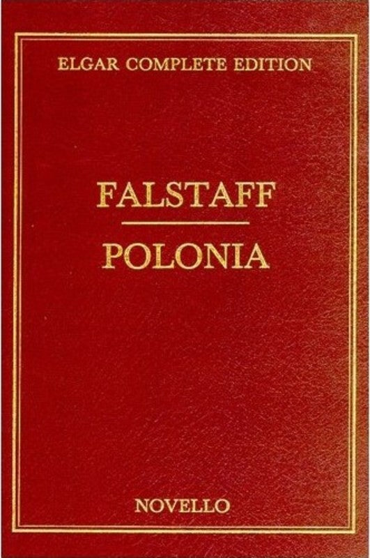 Elgar: Falstaff/Polonia Full Score Vol 33 Cloth