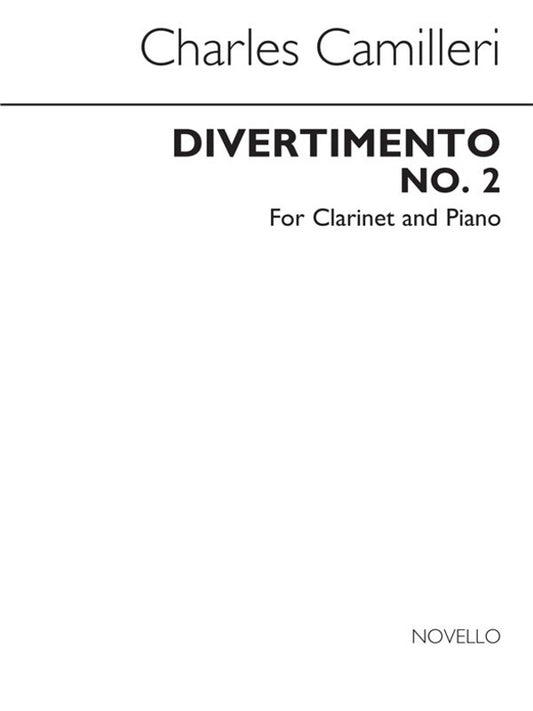 Camilleri Divertimento No.2 Clarinet/Piano(Archi (Softcover Book)