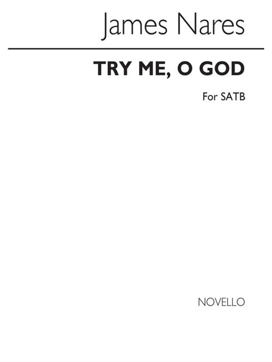 Ares Try Me O God SATB