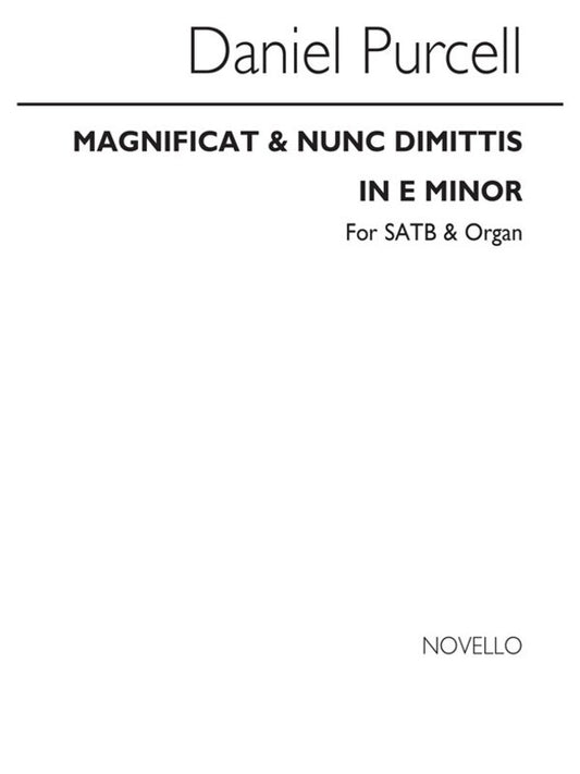 Purcell D Mag & Nunc In Em SATB