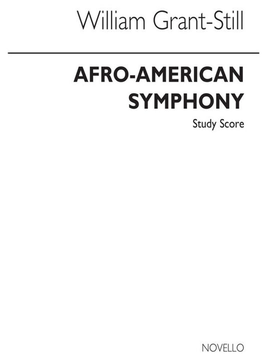 Afro American Symphony Study Score