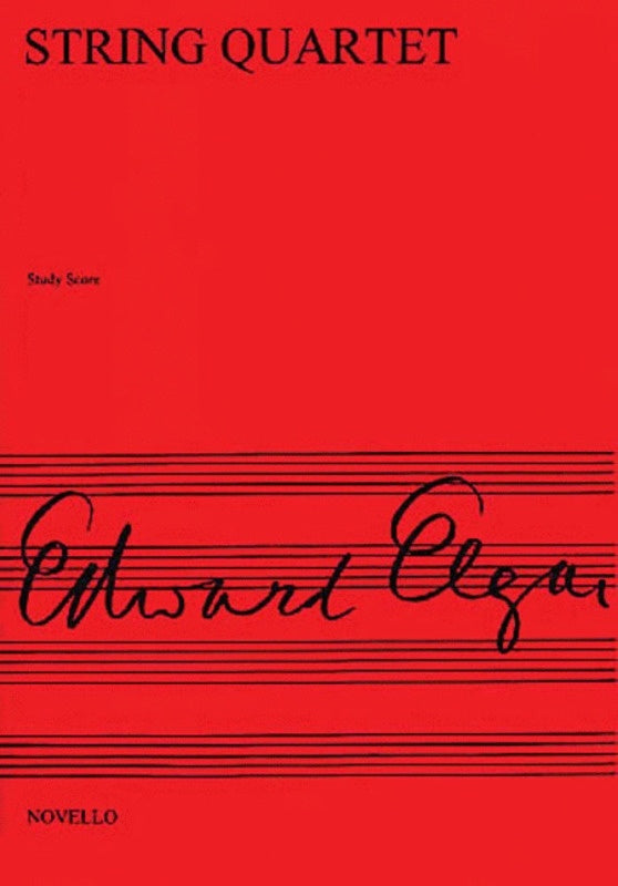 Elgar String Quartet Study Score Book