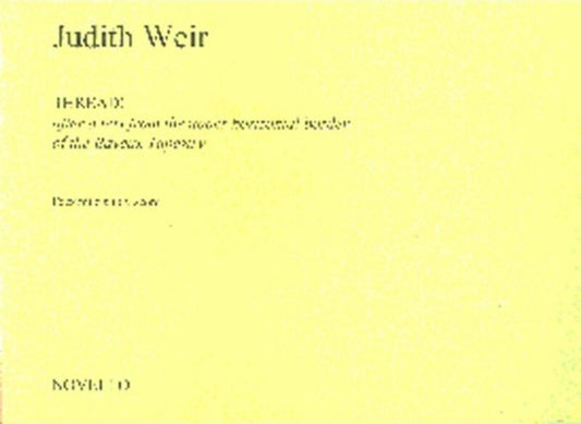 Weir Thread Facsimile Study Score