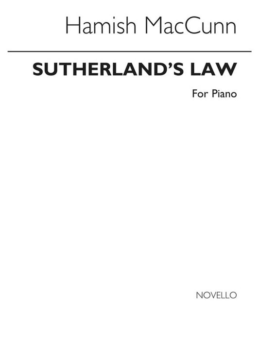 Maccunn Sutherlands Law Piano(Arc) (Softcover Book)