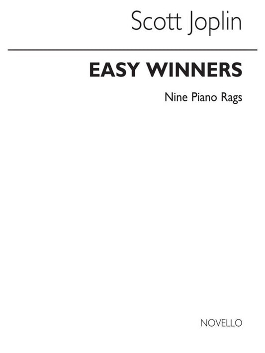 Joplin Easy Winners Piano (Softcover Book)