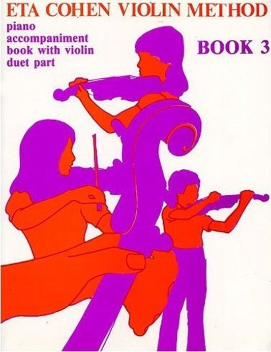 Eta Cohen Violin Method Book 3 Piano Accompaniment (Softcover Book)