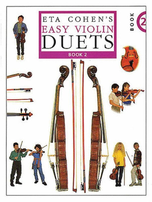 Eta Cohen Easy Violin Duets Book 2 for Violin, Novello, 12 Pieces, Clear Score Format